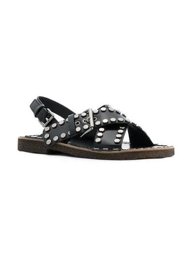 prada silver stars|prada studded pony skin sandals.